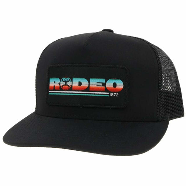 Hooey Rodeo Serape, 5 Panel Trucker Hat #2153T-BK