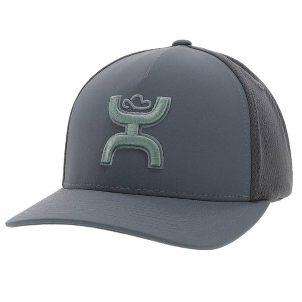 Hooey "Coach" Grey Flexfit Large/XLarge Cap 2212GY-02