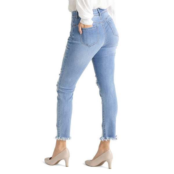 OMG ZOEYZIP SKINNY ANKLE DISTRESSED 2219020