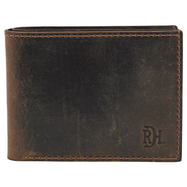 Red Dirt Hat Co Mens Bifold Wallet Oiled Finish 22228881W2