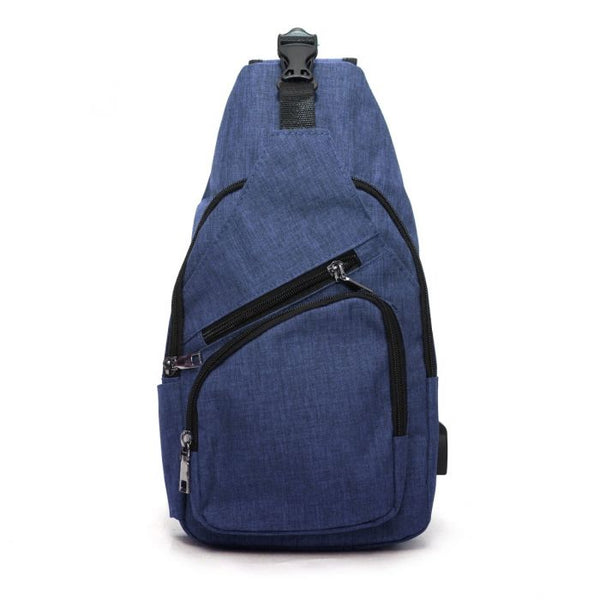 NuPouch Anti-theft Daypack,Navy Large Daypack 2886-Large