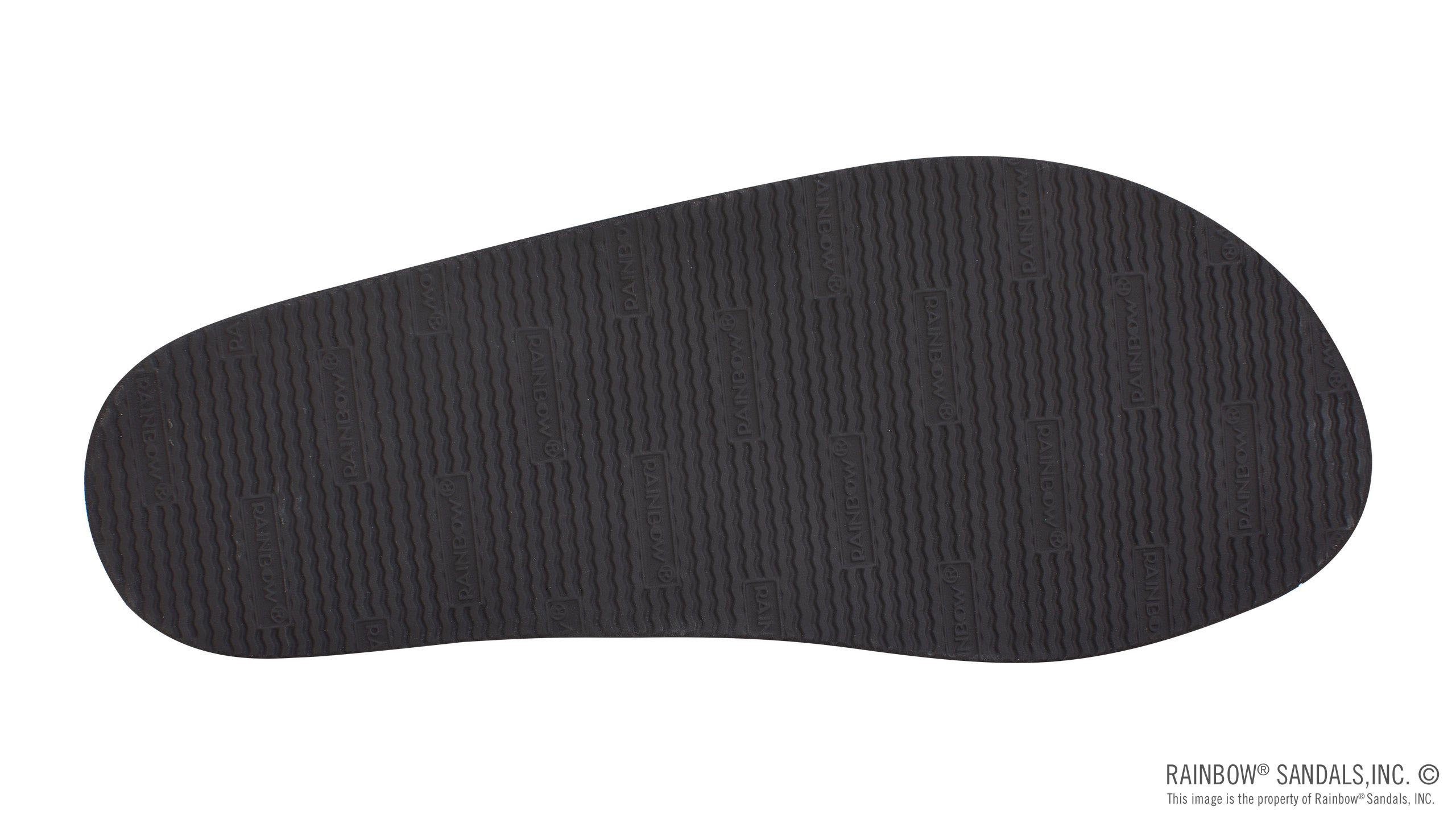 Rainbow Ladies Single Layer Premier Leather with Arch Support Black 301ALTSBLK