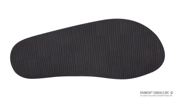 RAINBOW LADIES Single Layer Premier Leather with Arch Support Black