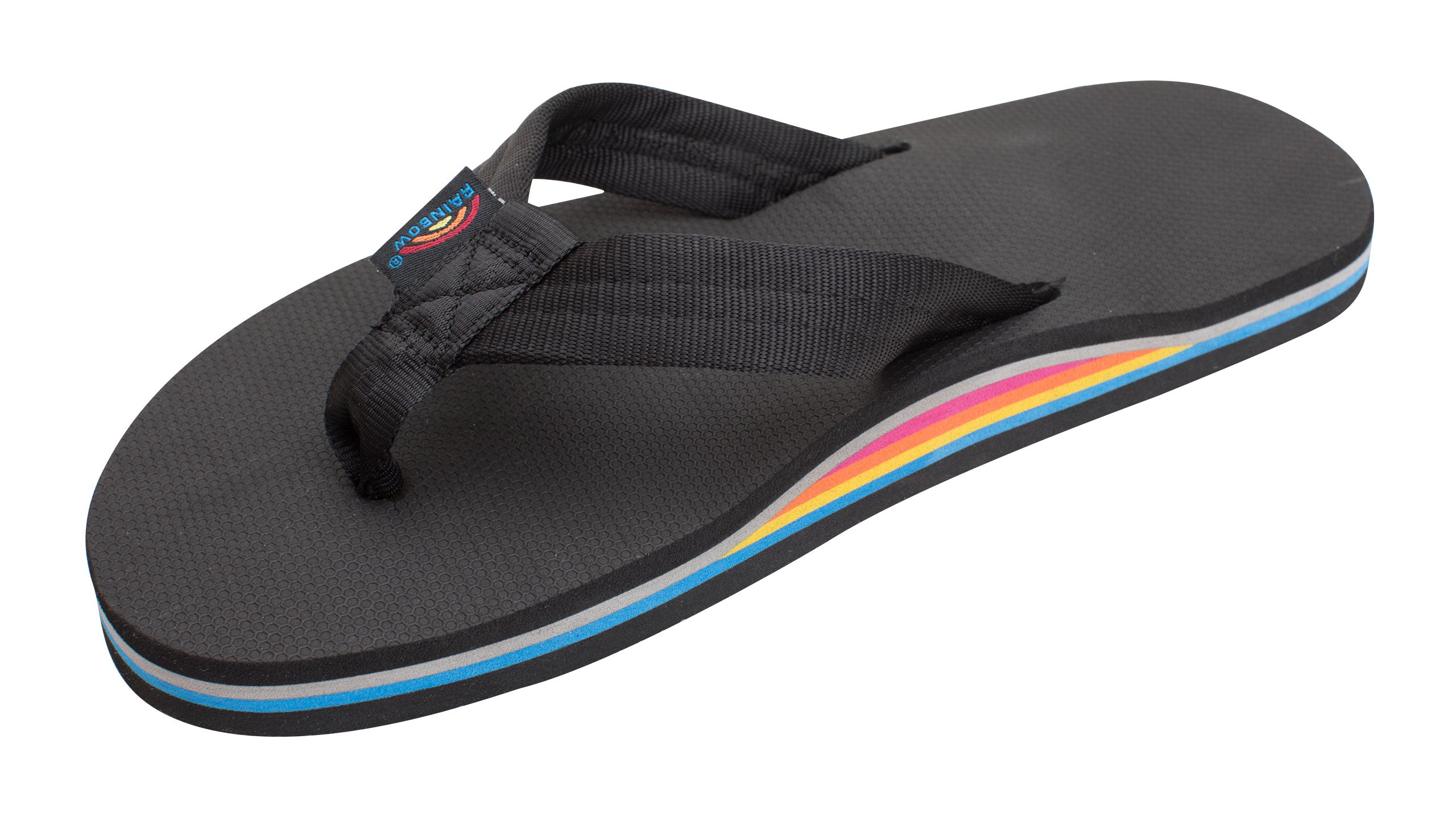 Rainbow Sandals Women’s Single Layer Classic Rubber w/EVA Filled Nylon Strap