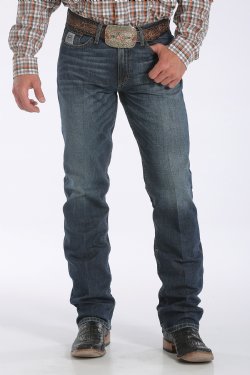 Cinch Men's Slim Fit Silver Label Jeans - Dark Stonewash MB98034006