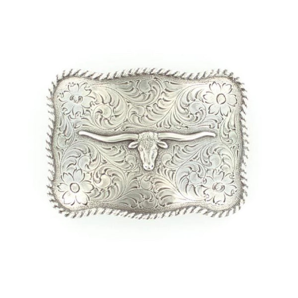 Nocona Men's Scalop Square Steer Buckle 37228