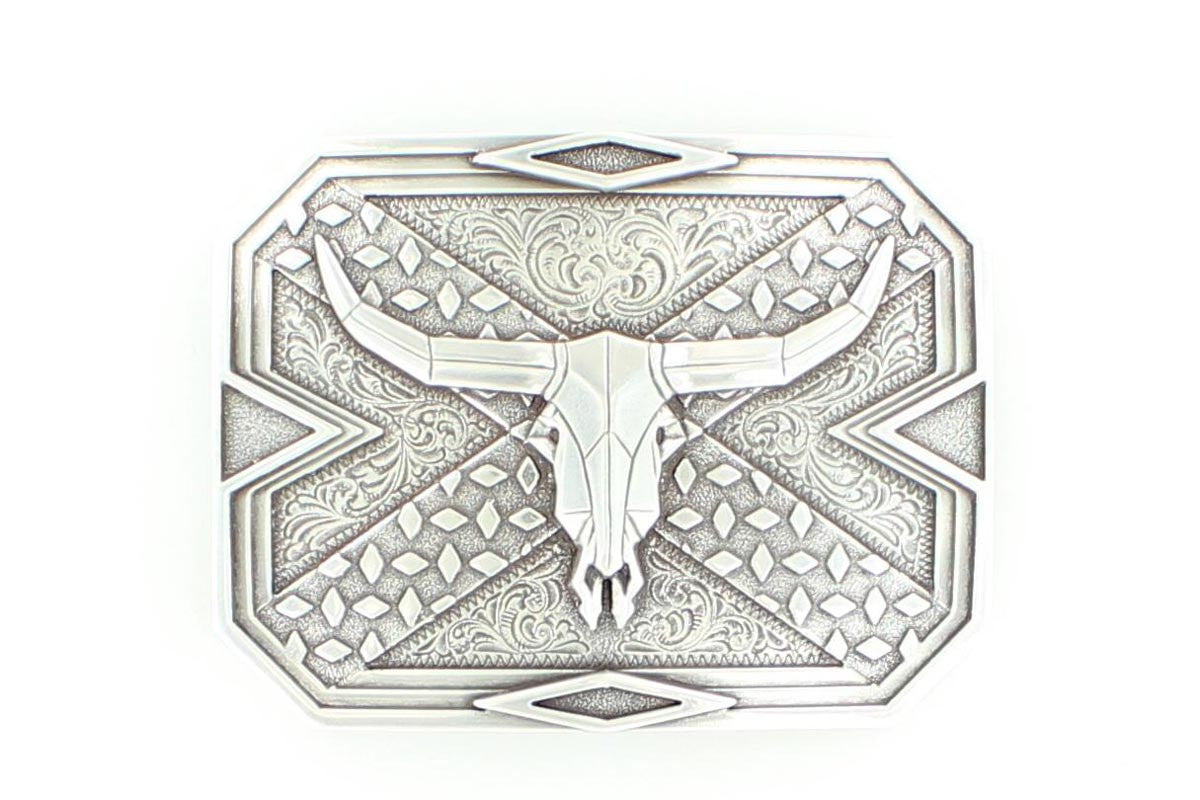 Nocona Steer Head Skull Buckle 37680