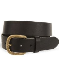 Justin Men's Basic Leather Work Belt Reg And Big 232BK