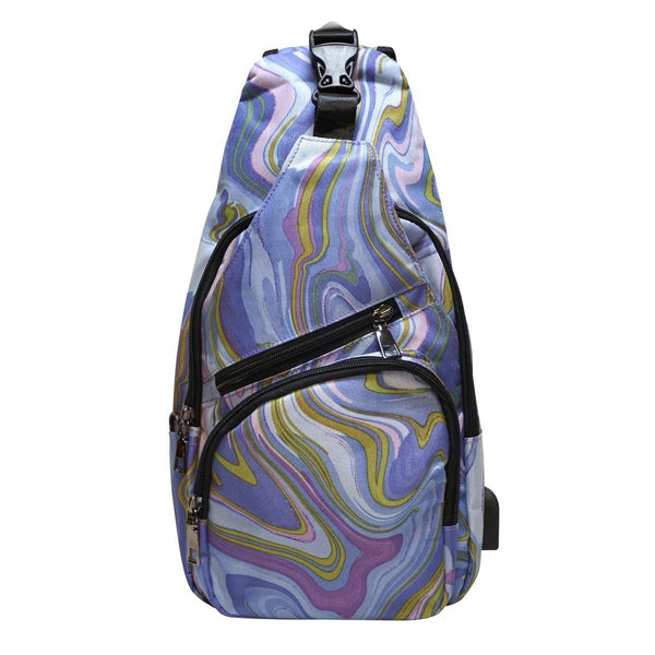 NuPouch Anti-theft Daypack Amethyst Swirl - Large