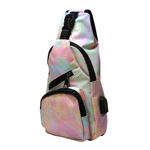 Anti-theft Daypack-Tie Dye Pastel-Regular