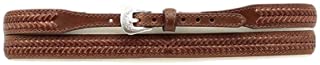 M&F Leather Laced Hatband Brown 0277602