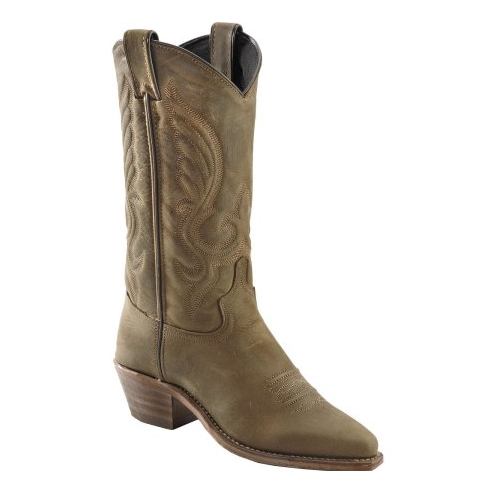 Abilene Ladies Oiled Cowhide Snip Toe Cowgirl Boots 9036