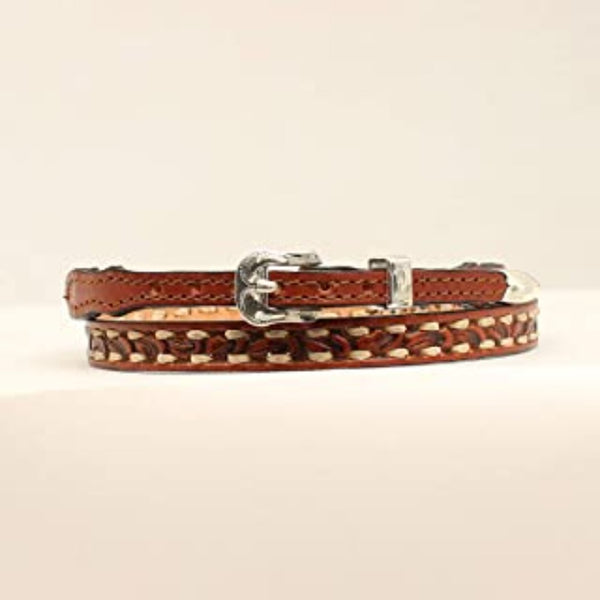 M&F Western Tapered Laced Embossed Hatband 0201508