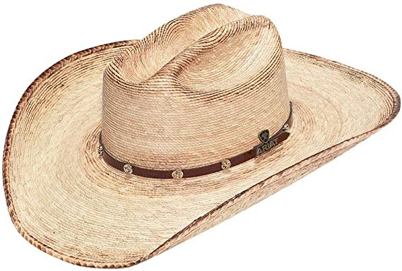 ARIAT Mens Fired Palm Leaf Western Hat A73106