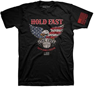 Hold Fast Mens T-Shirt Eagle - Black