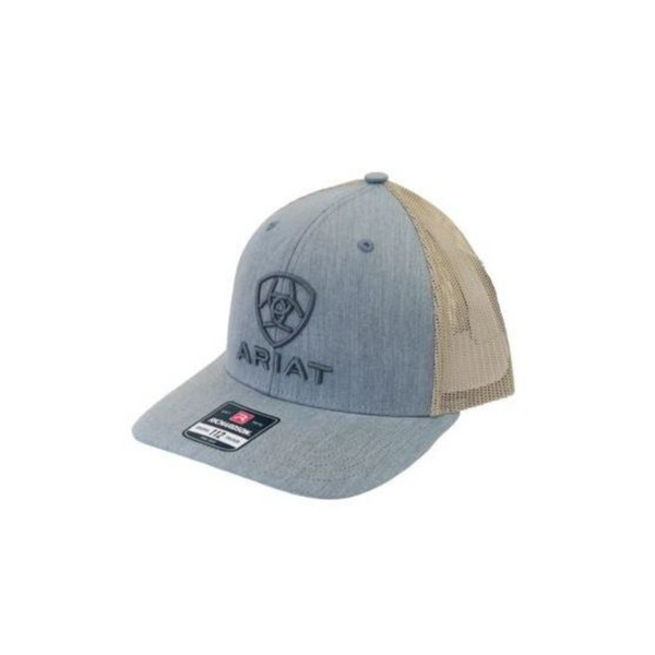 Ariat Men's Grey Embroidered Logo Snap Back Cap A300012008