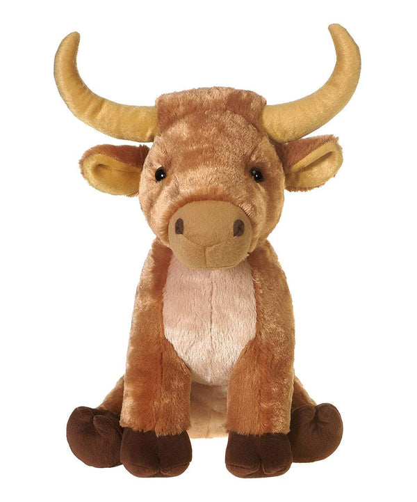 Large Sitting Stuffed Longhorn Bull by Fiesta