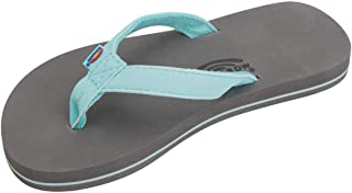 Rainbow Sandals Kids Grombow's Soft Top Rubber 101STN00-Aqua