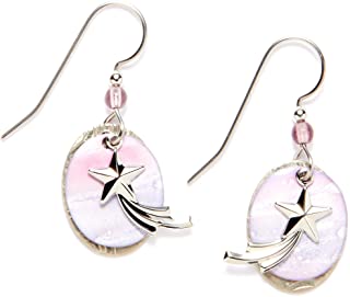 Silver Forest Shooting Star Drop Earrings E-8996A