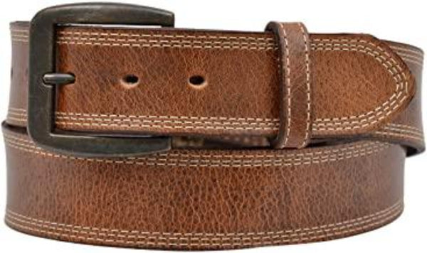 3D Belt Company Men's 1 1/2" Brown Western Basic Belt D1174