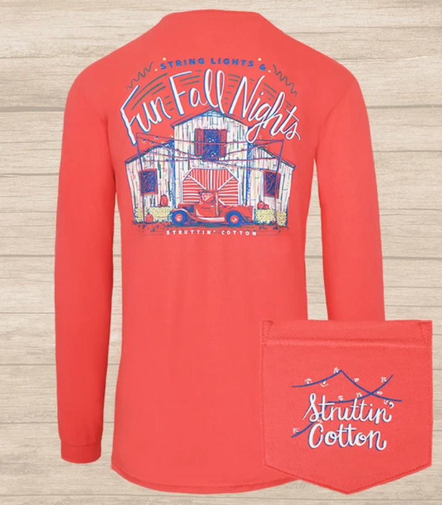 Struttin' Cotton Fun Fall Nights Shirt