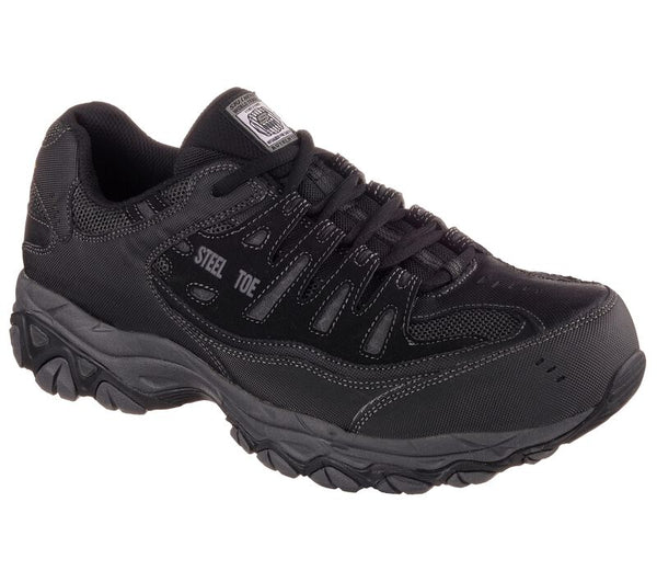 Mens Skechers Cankton Steel Toe Shoes 77055