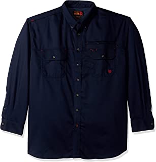Ariat Men's Flame Resistant Vent Shirt Navy 10019062