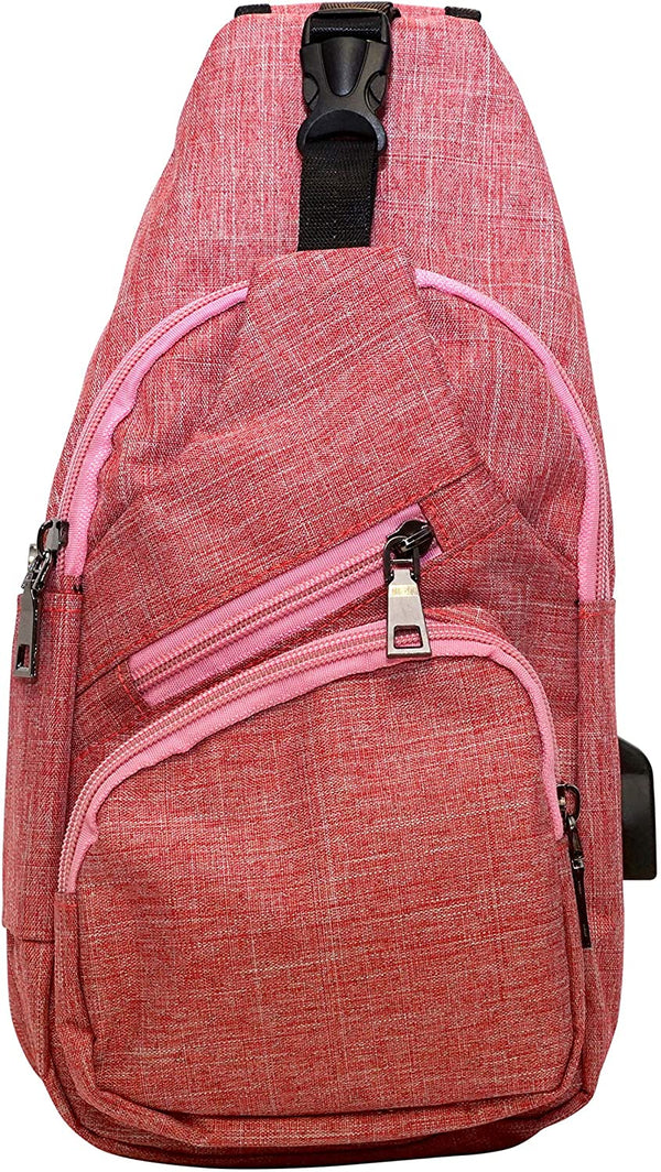 NuPouch Anti-Theft Daypack, Rose, Regular- 2922