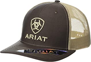 Ariat Brown and Khaki Embroidered Logo Snap Back Cap A300003102