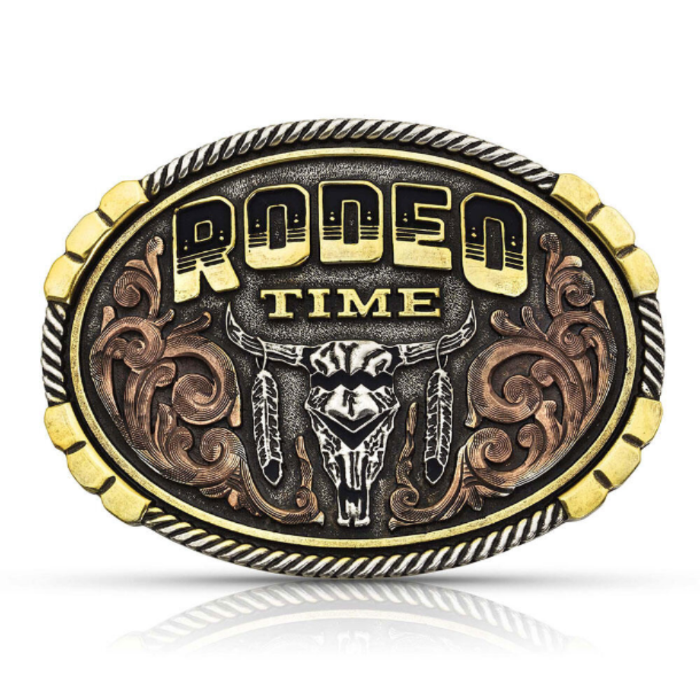 Montana Silversmiths Dale Brisby Rodeo Time Attitude Buckle- A809DBT