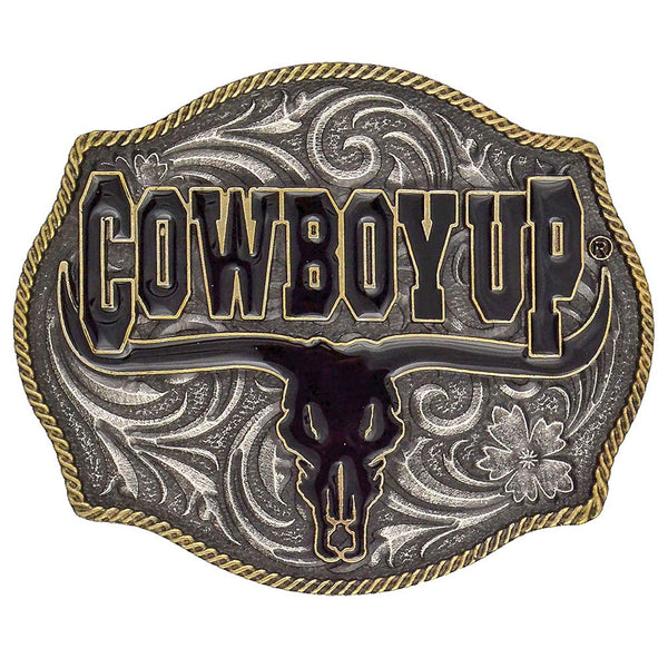 Cowboy Up Bely Buckle A354