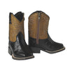Ariat Western Boots Boys Fire Catcher Croco Print Zip Black A441000301