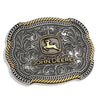 Montana Silversmiths John Deere Scalloped Duo Buckle A718JD