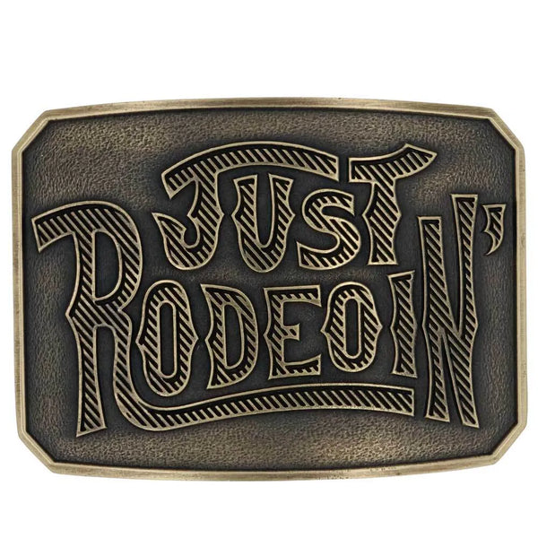Just Rodeoin' Attitude Bely Buckle A925CDB