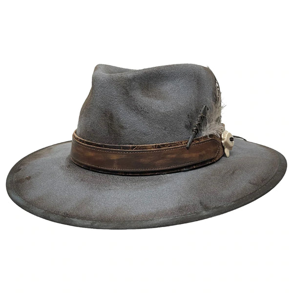 American Hat Makers Appalachian Stone Fedora Hat