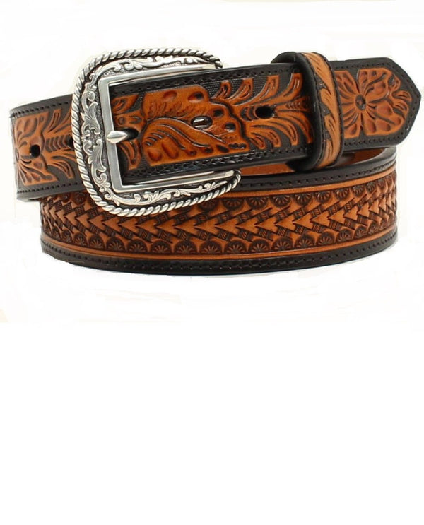 Ariat Hand tooled Brown Belt A1020867