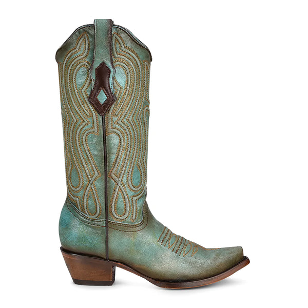 Corral Ladies Turquoise Embroidered Boots C3870