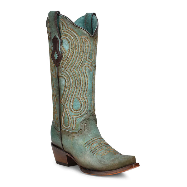 Corral Ladies Turquoise Embroidered Boots C3870
