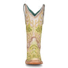 Corral Ladies White & Green Fluorescent Boots C3967