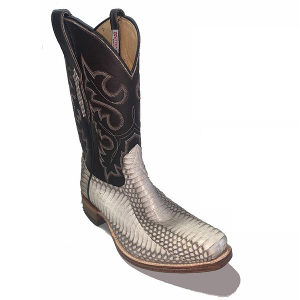 Cowtown Men's Natural Cobra Cutter Toe Western Boots-F807