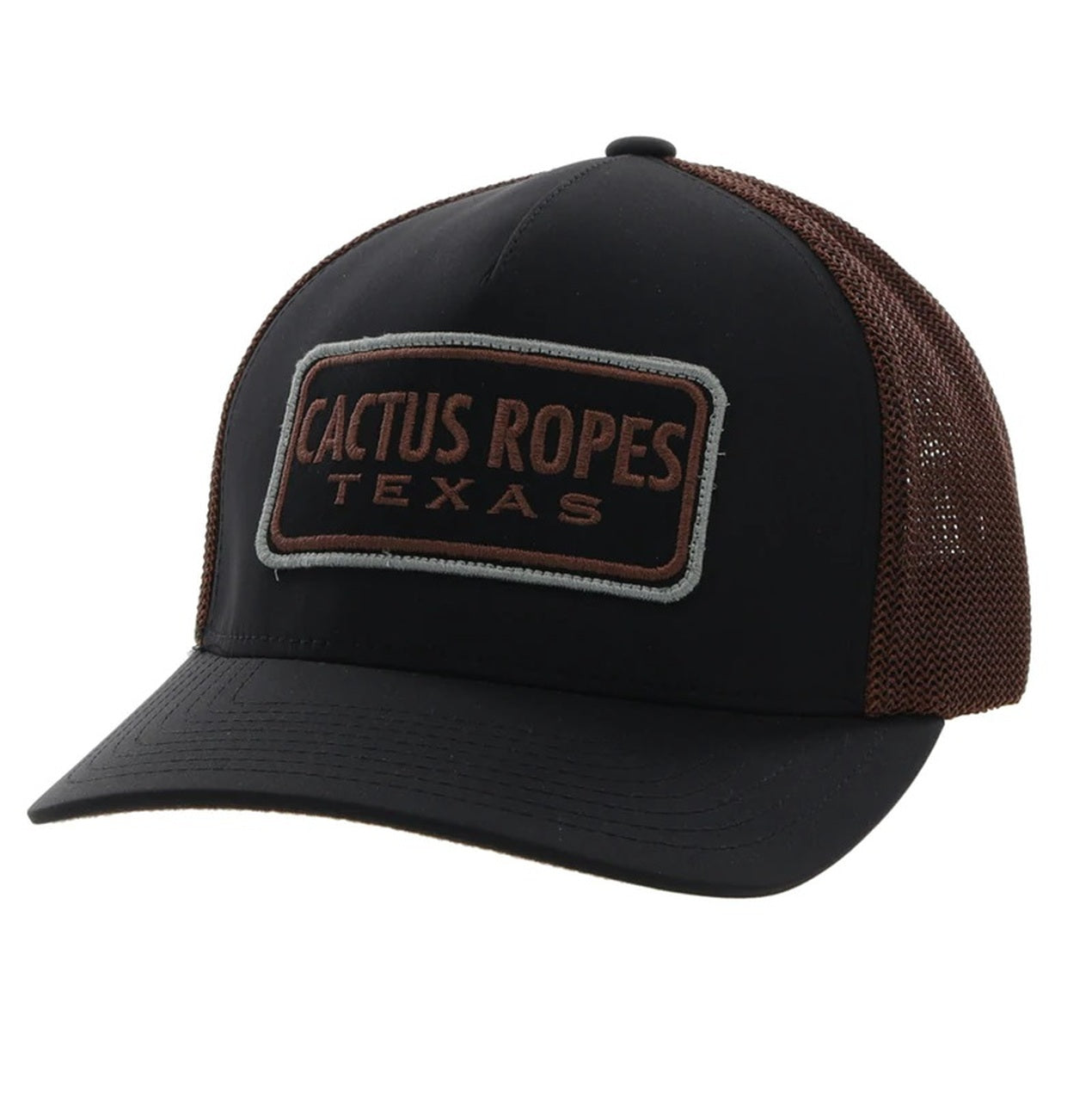 Hooey Cactus Ropes Black & Brown Ball Cap