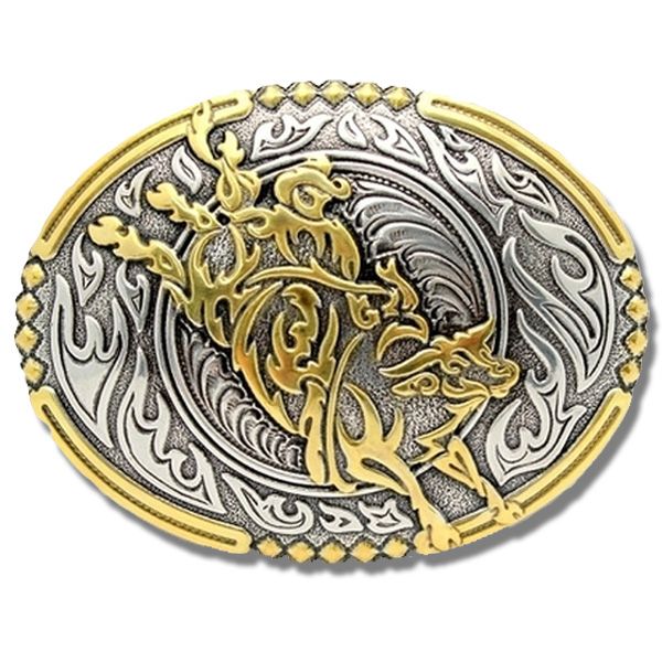 Crumrine Bucking Bull Belt Buckle 38010