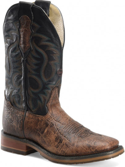 Double H Mens 12" Wide Square Toe  Roper with Hidden Gore Pocket DH8644