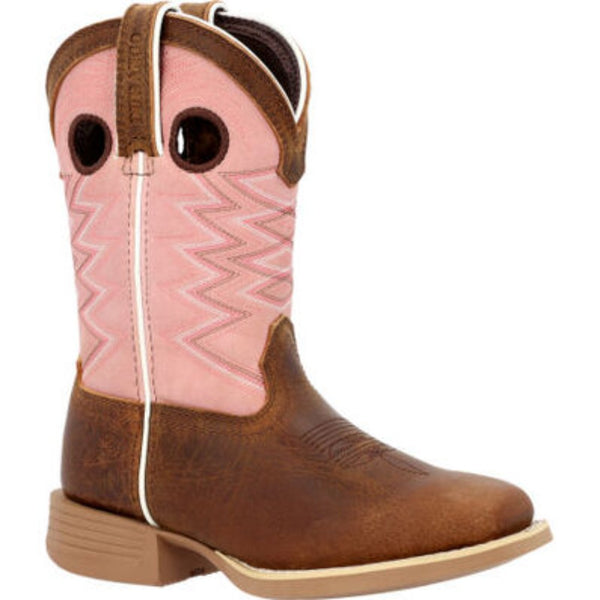 Durango Kids Western Dark Chestnut and Bubble Gum DBT0238C