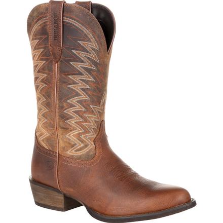 Durango Men's Frontier Distressed Brown R-Toe Western Boots DDB0243