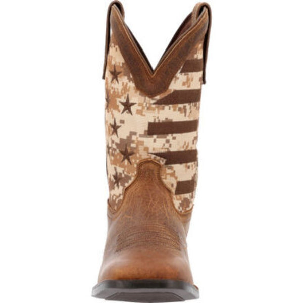 Durango Men's Westward Saddlehorn Digi Camo Flag Western Boot DDB0397