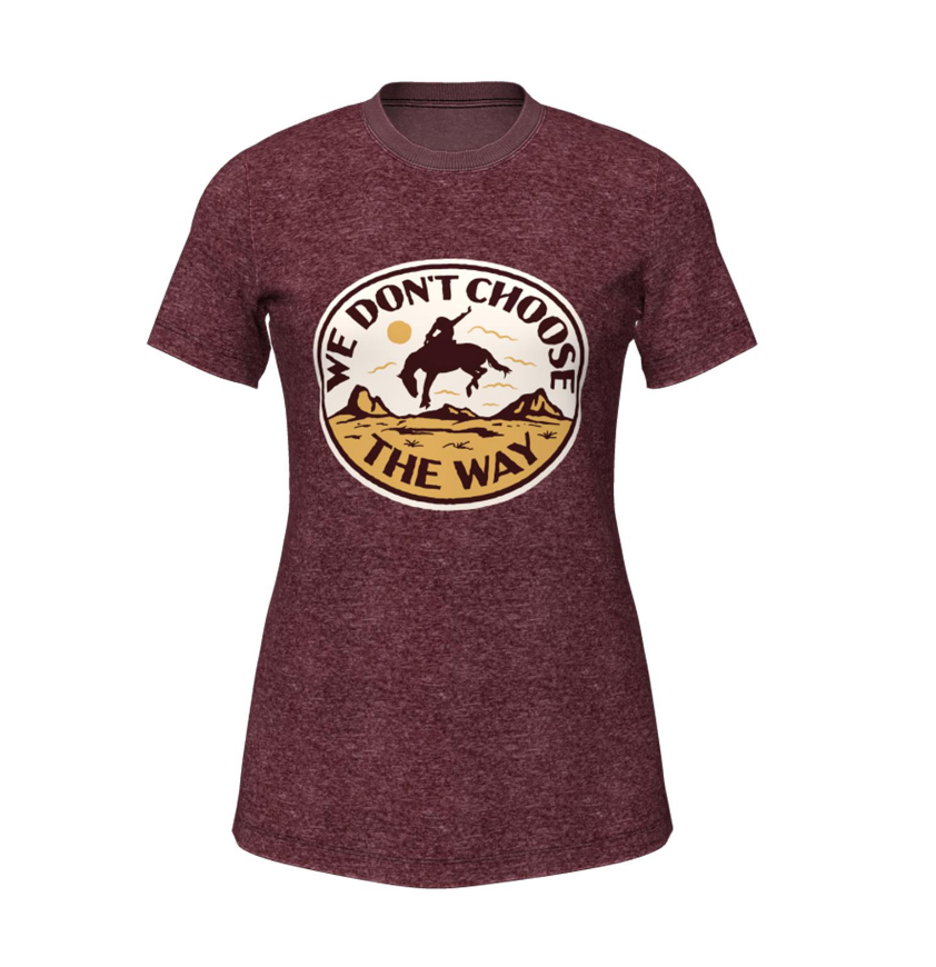 Wrangler® Yellowstone Slim T-Shirt - Burgundy Heather 112323596