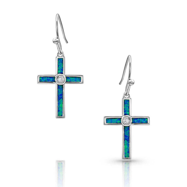 River of Lights Opal Cross Earrings ER4614