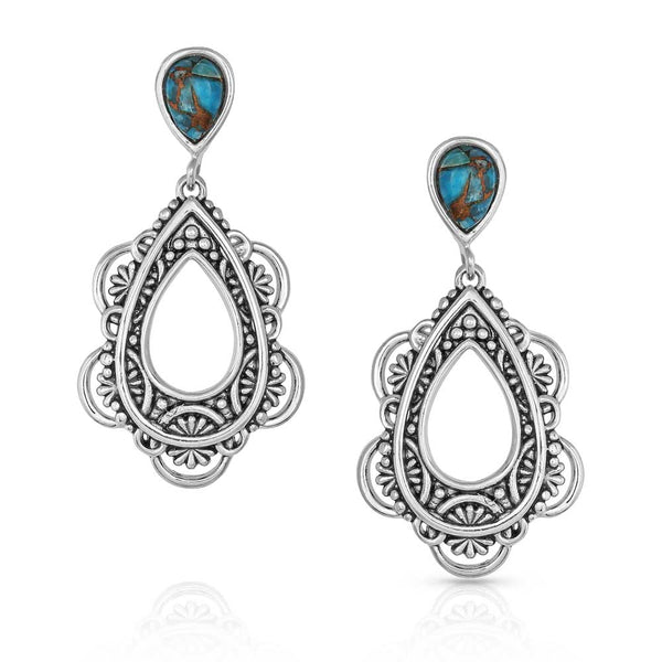 Montana Silversmiths Lady Guadalupe Dangle Stone Earrings ER4951