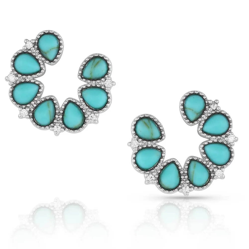 MONTANA SILVERSMITH  Lucky Turquoise Earnings ER5291